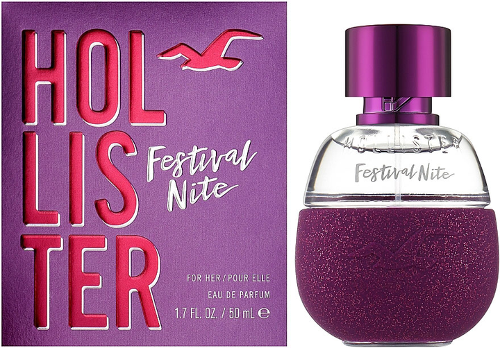 Woda perfumowana damska Hollister Festival Nite For Her Eau De Perfume Spray 50 ml (85715268129) - obraz 1