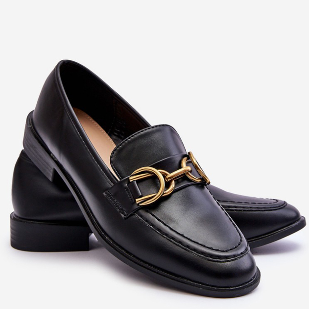 Damskie loafersy Lorien 37 Czarne (5905677136241) - obraz 1