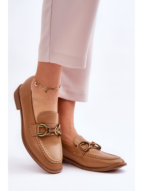 Damskie loafersy Lorien 37 Brązowe (5905677136180) - obraz 3