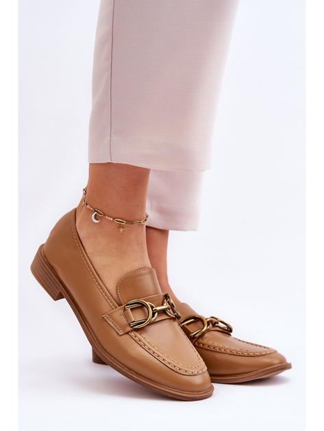 Damskie loafersy Lorien 37 Brązowe (5905677136180) - obraz 5