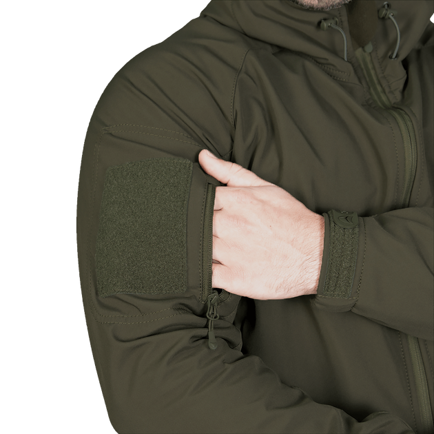 Куртка Stalker SoftShell Олива (7225), S - изображение 2