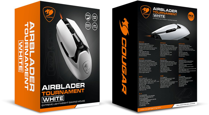 Миша Cougar AirBlader Tournament USB White (CGR-WONW-M487) - зображення 9