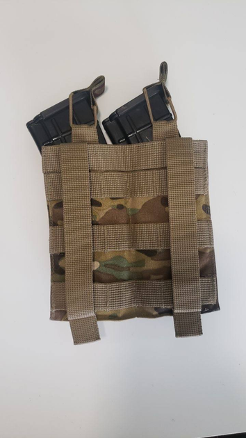 Мягкий подсумок для двух магазинов АК/АR EastGear Multicam 4300061 - изображение 2