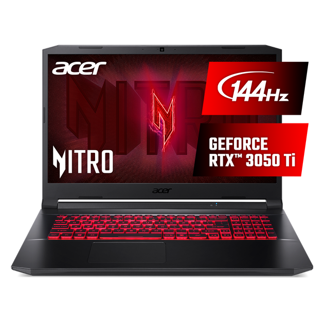 Ноутбук Acer Nitro 5 AN517-54-5703 (NH.QF6EU.00J) Shale Black / Intel Core i5-11400H / RAM 16 ГБ / SSD 512 ГБ / nVidia GeForce RTX 3050 Ti, 4 ГБ / Подсветка клавиатуры - изображение 2