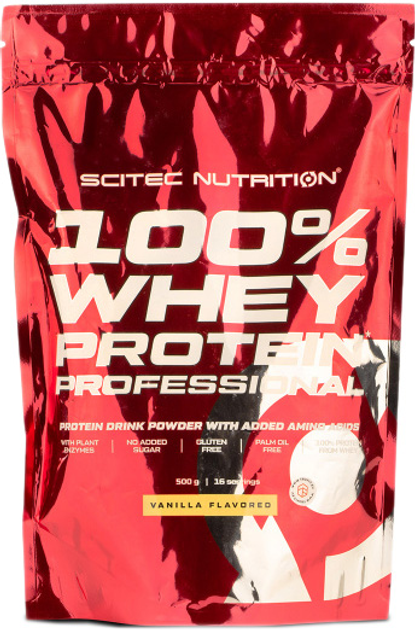 Białko Scitec Nutrition Whey Protein Professional 500g Waniliowy (5999100021822) - obraz 1