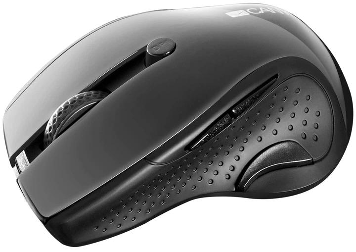 Mysz Canyon MW-01 Blue Led Wireless Czarna (CNS-CMSW01B) - obraz 3