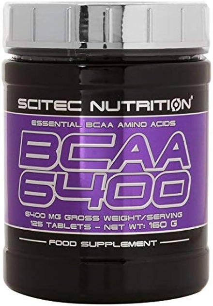 Kompleks aminokwasów Scitec Nutrition BCAA 6400 125 tabletek (728633107513) - obraz 1
