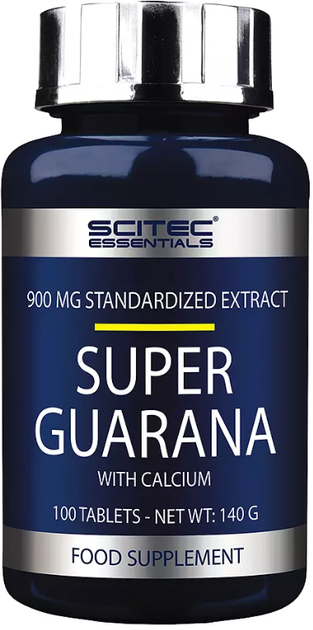Дієтична добавка Scitec Nutrition Super Guarana 100 таблеток (728633102549) - зображення 1