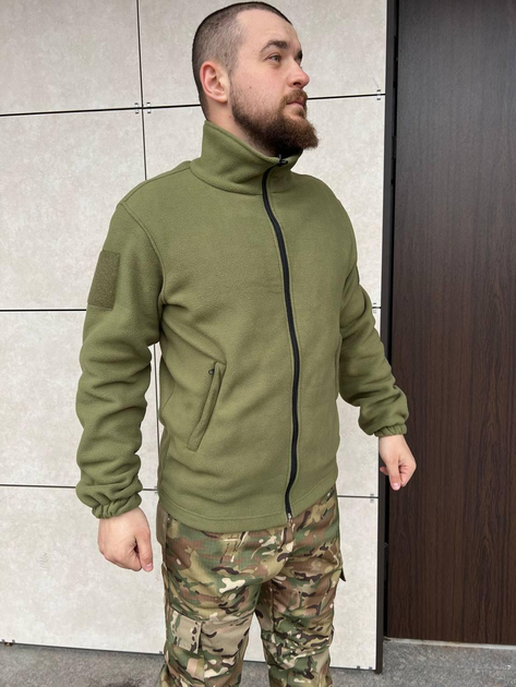 Тактическая водоотталкивающая кофта Softshell L, Хаки - изображение 1