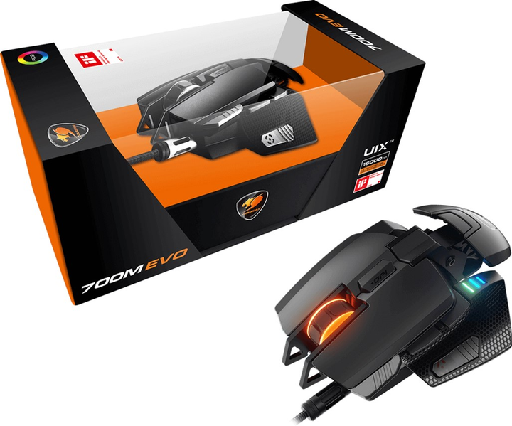 Mysz Cougar 700M Evo USB Czarna (CGR-WOMW-700M EVO) - obraz 9