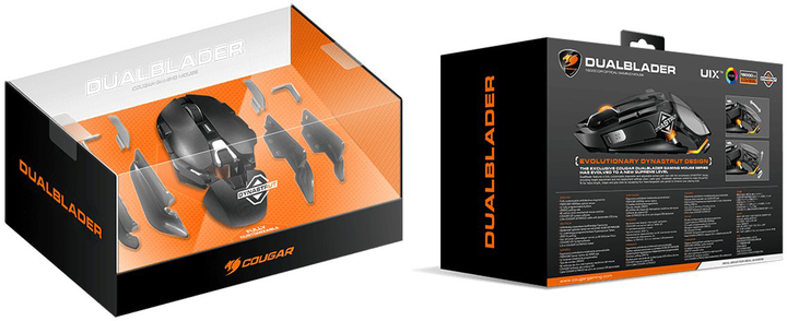 Миша Cougar Dualblader USB Black (CGR-800M) - зображення 9
