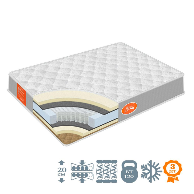 Матрас ортопедический Homefort Classic Luxe пружинный двусторонний ...