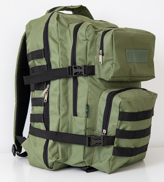 Рюкзак тактический VA R-148 зеленый, 40 л - изображение 2