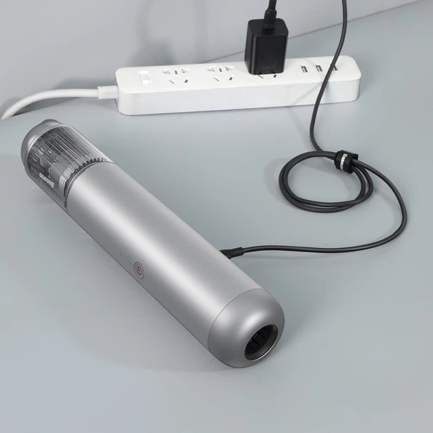 Odkurzacz samochodowy Baseus A3 Car Vacuum Cleaner 15000 Pa Silver (CRXCQA3-0S) - Zdjęcie 11 Odkurzacz samochodowy Baseus A3 Car Vacuum Cleaner 15000 Pa Silver (CRXCQA3-0S) - obraz 11