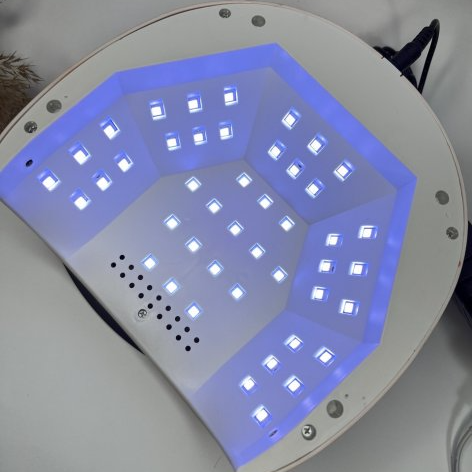 UV/LED лампа для геля и гель-лака Nail Lamp Т6 на 160 W Белая - изображение 4