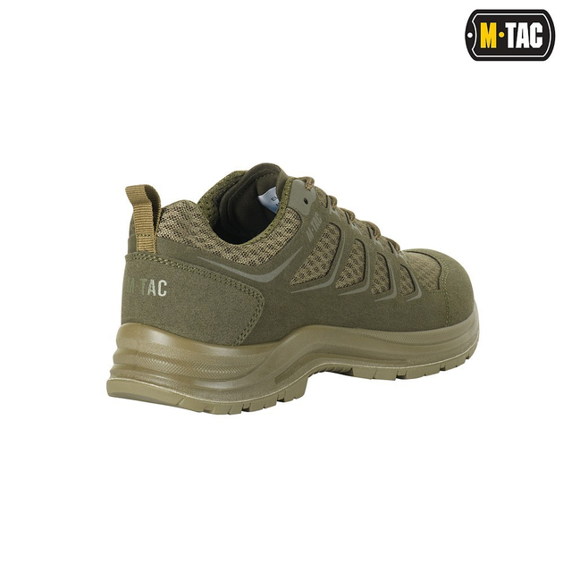 Мужские тактические кроссовки летние M-Tac размер 38 (25 см) Олива (Зелёный) (Iva Olive) - изображение 2