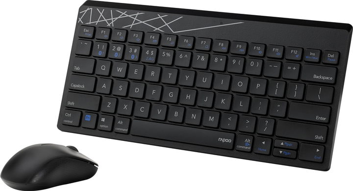 Комплект бездротовий Rapoo Multimode 8000M UI Black (142281) - зображення 6