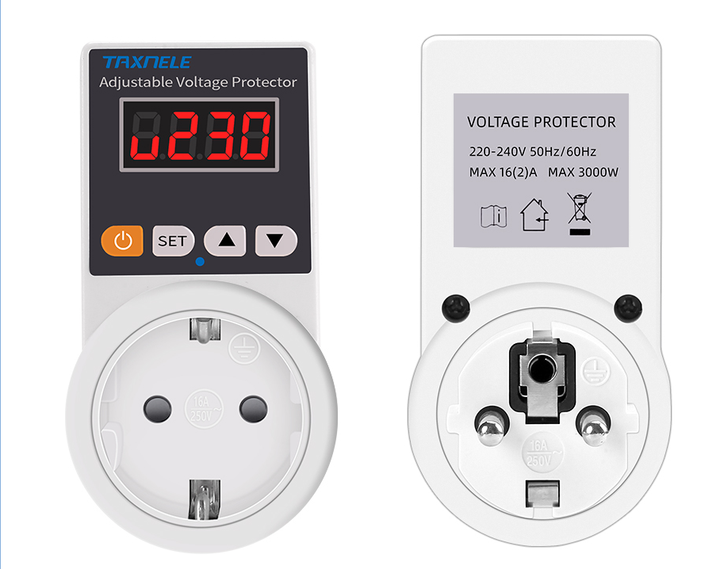 16A 140V~300V регулируемое защитное реле розеточное напряжения [DART.VPE] Отсекатель напряжения TAXNELE - изображение 2