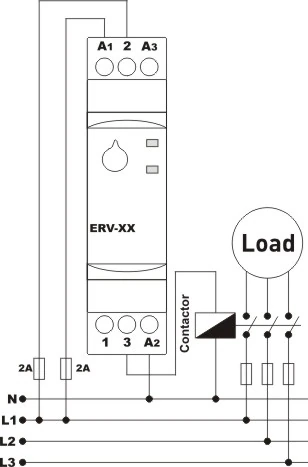 0.1сек-60хв 5А затримка на увімкнення реле часу 160-250V [ERV-60D] Samwha - зображення 7