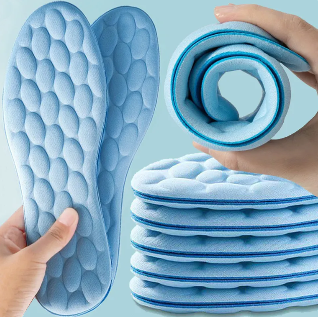 Устілки дихаючі масажні 4D Insoles Bubble Розмір 43-44 - Фото 2 Устілки дихаючі масажні 4D Insoles Bubble Розмір 43-44 - зображення 2