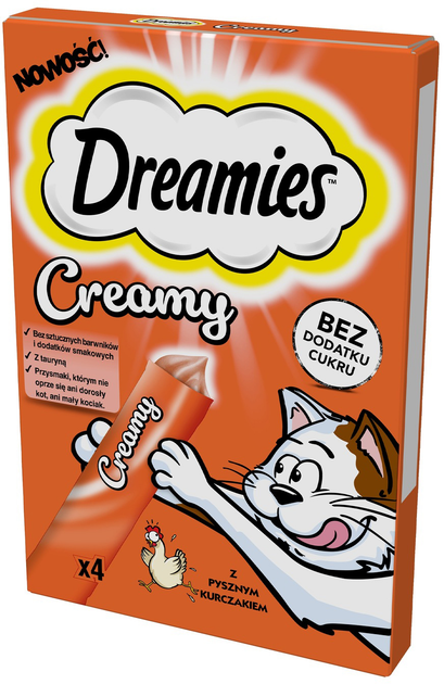 Przysmak Dreamies z kurczakiem 40 g (4008429151378) - obraz 1