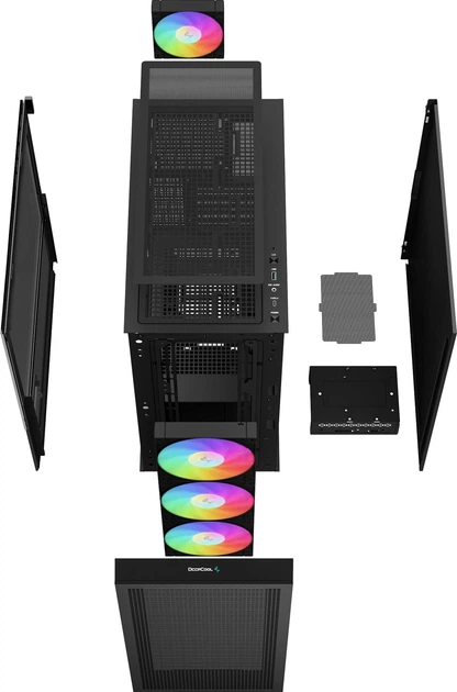 Obudowa DeepCool CH560 Digital Black (R-CH560-BKAPE4D-G-1) - obraz 14