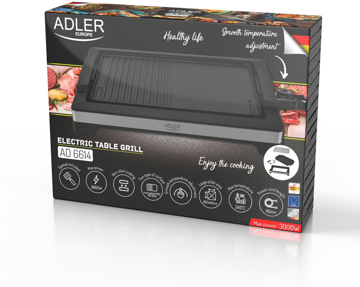 Гриль Adler AD 6614 (5903887807647) - зображення 9