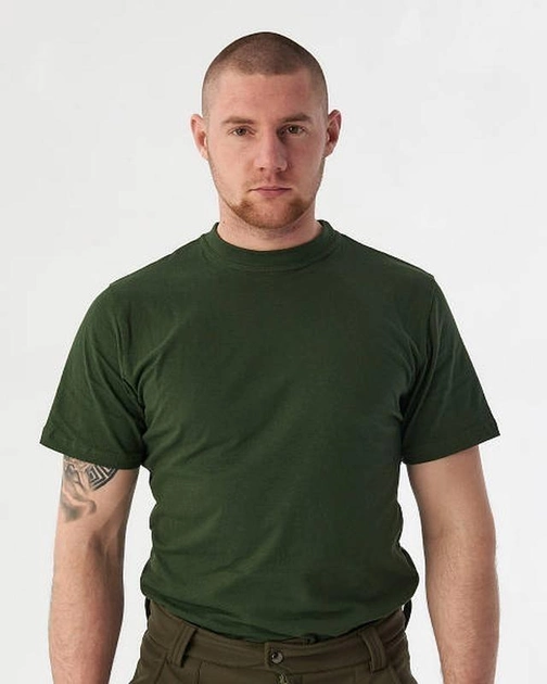 Футболка ЗСУ олива летняя военная мужская тактическая для военнослужащих ВСУ Размер 54 - изображение 1