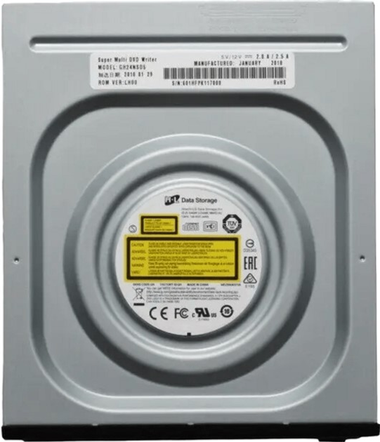 Napęd optyczny LG DVD+/-RW SATA Black (GH24NSD5.ARAA10B) - obraz 5