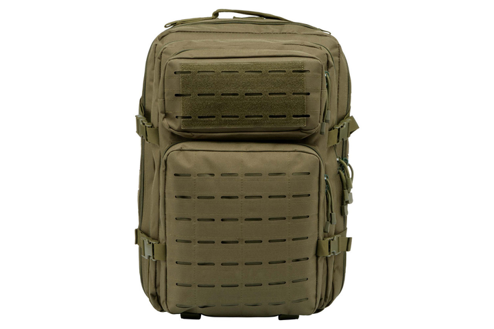 Рюкзак тактичний 2E 45L Laser Cut зелений - зображення 2