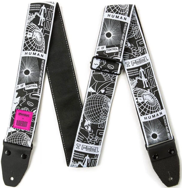 Ремень гитарный Dunlop ILD11 Ilovedust Robot Heart Strap - изображение 2