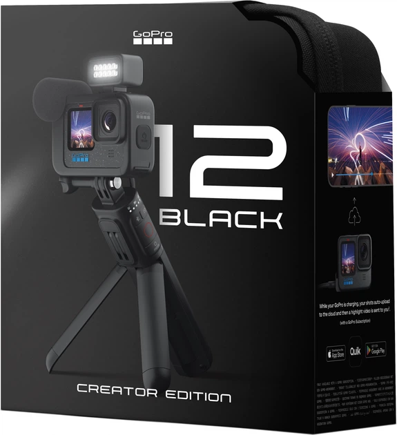 Відеокамера GoPro HERO12 Black Creator Edition (CHDFB-121-EU) - зображення 16