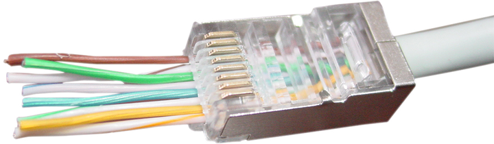 Złącze Cablexpert RJ-45 Cat.5e 8P8C 50 szt. (LC-PTF-01/50) - obraz 2