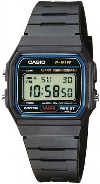 Zegarki męskie Casio Collection F-91W-1YEF - obraz 1