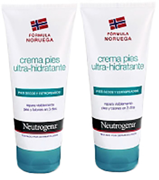 Krem do nóg Neutrogena Norwegian Formula Nourishing Foot Cream 2x100 ml (3574661325163) - obraz 1