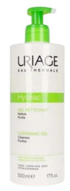 Żel do mycia twarzy Uriage Hyséac Cleansing Gel 500 ml (3661434006098) - obraz 1