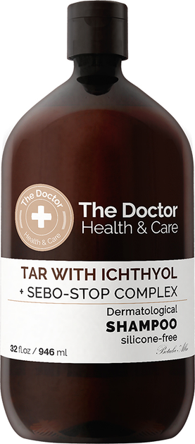 Акція на Шампунь The Doctor Health & Care Tar With Ichthyol + Sebo-stop Complex 946 мл від Rozetka