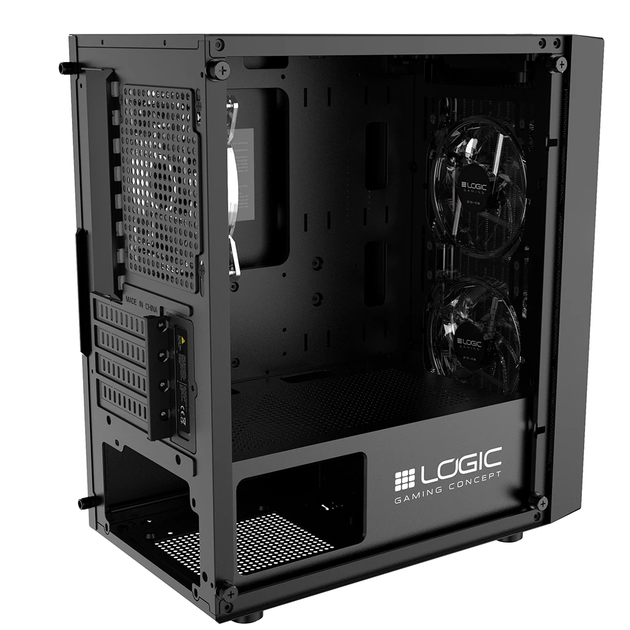 Корпус Logic Concept ATOS Mesh Glass ARGB Black (AM-ATOS-10-0000000-0002) - зображення 12