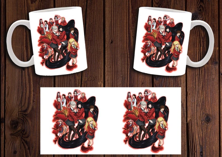 Кружка CupKit "Безумный азарт / Kakegurui" №6 330мл белая - Фото 1 Кружка CupKit "Безумный азарт / Kakegurui" №6 330мл белая - изображение 1