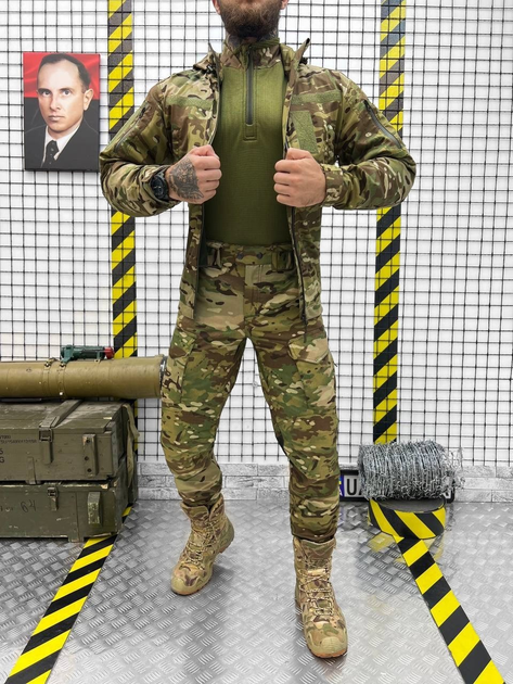 Тактический осенний военный комплект Force ( Куртка + Убакс + Штаны ), Камуфляж: Мультикам, Размер: XL - изображение 1