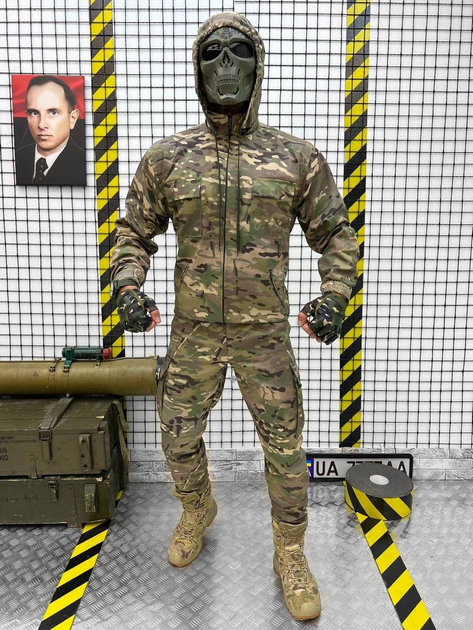 Тактичний військовий комплект Corsa ( Куртка + Штани ), Камуфляж: Мультикам, Розмір: XL - зображення 1