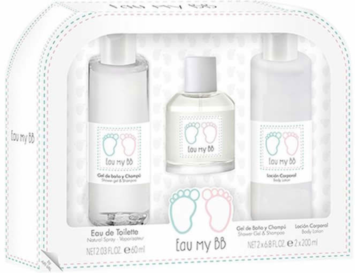 Zestaw dla dzieci Eau My BB Woda toaletowa 60 ml + Spray do ciała 100 ml + Szampon 100 ml (8411114079622) - obraz 1