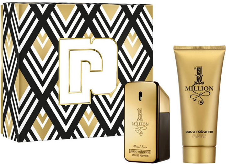 Zestaw dla mężczyzn Paco Rabanne 1 Million Woda toaletowa 50 ml + Żel pod prysznic 100 ml (3349668613601) - obraz 1