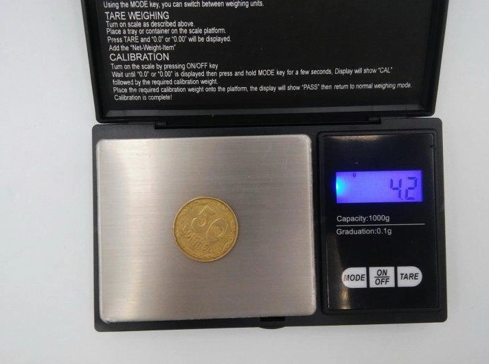 Високоточні ювелірні ваги Чорні ACS 1000gr/0.1g - зображення 4