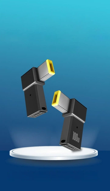 Адаптер USB Type-C to DC 10x6 mm Lenovo для зарядки ноутбуков (777541) - Фото 5 Адаптер USB Type-C to DC 10x6 mm Lenovo для зарядки ноутбуков (777541) - изображение 5