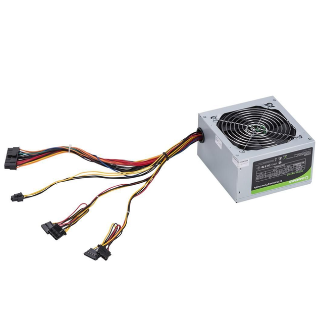 Блок питания ATX GameMax GM-450 12В с кабелем Серый - изображение 2