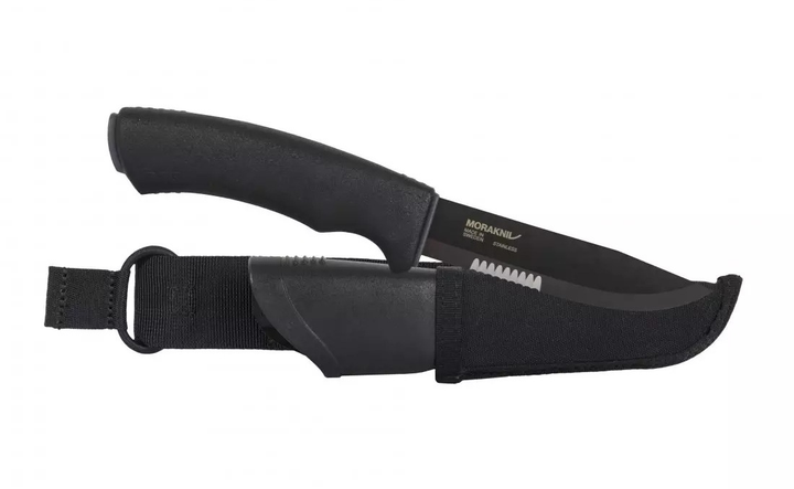 Тактический армейский военный нож Morakniv Tactical SRT чёрный - изображение 1