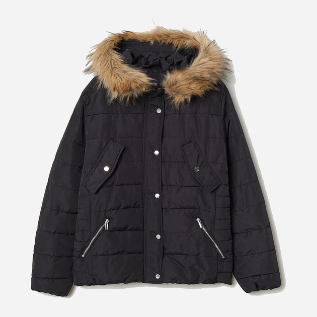 Куртка демисезонная короткая с капюшоном женская H&M 0624285-001 46 ...