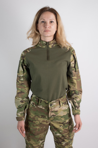 Убакс женский мультикам рубашка тактическая с длинным рукавом размер 56 - изображение 1
