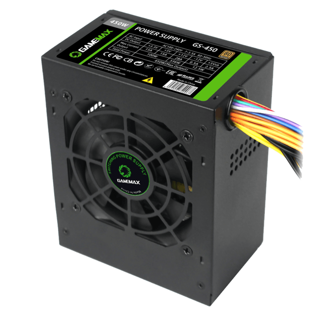 Блок питания GameMax GS-450 80+ компьютерный 450Вт - изображение 4
